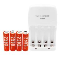 Mamen NI MH AA Battery 2500mAh x4pcs Rechargeable Batteries with Battery Charger Universal With Free Delivery On Installment ST