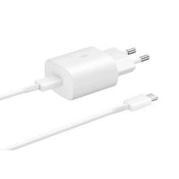 Samsung 25w 2-pin Charger Cable White With Free Delivery By Spark Tech