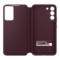 Samsung Galaxy S22 Plus Smart Clear View Cover Burgundy With Free Delivery By Spark Tech