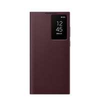 Samsung S22 Ultra Smart View Case Burgandy With Free Delivery by Spark Technology (Other Bank BNPL)