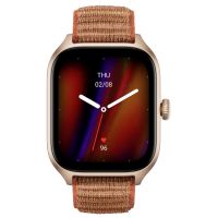 Amazfit GTS 4 Smart Watch 1.75 Inch Amoled Display Brown With Free Delivery On Installment By Spark Technologies