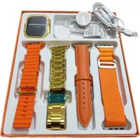 WS-V9 Smart Watch Gold With Free Delivery On Installment By ST