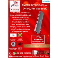 ANKER 547 TYPE-C HUB 7 IN 2 FOR MACBOOK On Easy Monthly Installments By ALI's Mobile