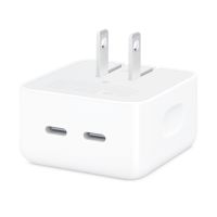 Apple Dual USB-C Port Compact Power Adapter 35W Mercantile White With Free Delivery On Installment By Spark Tech