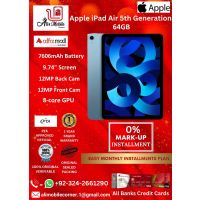 Apple iPad Air 5th Generation | 10.9 INCH Liquid Retina Display | 64 GB | WIFI On Easy Monthly Installments By ALI's Mobile