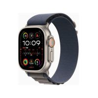 Apple Watch Ultra 2 49mm Titanium Case With Blue Alpine Loop On Installment By Spark Tech