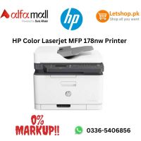 HP Color Laser MFP 178NW Wireless Printer (4ZB96A) | On Installment