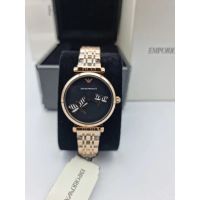 Emporio Armani Women’s Analog Stainless Steel Black Dial 32mm Watch AR11206 On 12 Months Installments At 0% Markup
