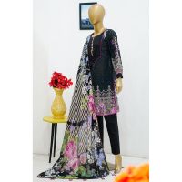 Surmawala Lawn | Printed Fabric 3 Piece Unstitched Collection - (Article 14) - ON INSTALLMENT