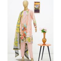 Surmawala Lawn | Printed Fabric 3 Piece Unstitched Collection - (Article 7)  - ON INSTALLMENT