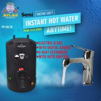 Electric + Gas Dual water heater Atlas 40 Liter 