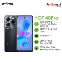 Infinix Hot 40 Pro 8+8=16-256Gb Official Pta Approved | 1Year Official Warranty_On Installment | By Official Infinix Store 