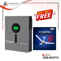 Trion WISE PLUS 3604 -3.6KW 3600W Off-Grid Solar Inverter With Free Gift GFC AC/DC Fan 60 Watt Installment