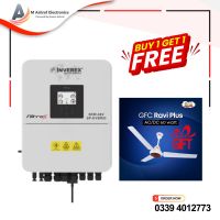 Inverex Nitrox Solar Hybrid inverter 6KW – 48V (Single phase) With Free Gift GFC FAN AD/DC 60Watts Installment