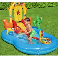 Bestway H2OGO Wild West Play Center Swimming Pool Mini Water Park-53118