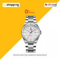 NaviForce Executive Date Edition Men's Watch Silver (NF-9200-5) - On Installments - ISPK-0139