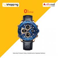 NaviForce Dual Time Exclusive Men's Watch Blue (NF-9197-3) - On Installments - ISPK-0139