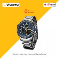 NaviForce Dual Time Working Men’s Watch Silver (NF-9182-1) - On Installments - ISPK-0139