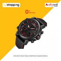 NaviForce Dual Time Working Men's Watch Black (NF-9135-5) - On Installments - ISPK-0139