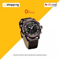 Naviforce Dual Time Edition Men's Watch Brown (NF-9153-6) - On Installments - ISPK-0139