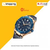 Naviforce Fashion Casual Simple Quartz Leather Men's Watch (NF-9200-7) - On Installments - ISPK-0139