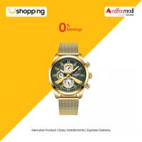 Naviforce Novicius Edition Watch For Men Golden (NF-9211-12) - On Installments - ISPK-0139