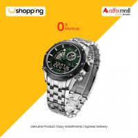 Naviforce Pulso Digital Men's Watch Silver (NF-9205-6) - On Installments - ISPK-0139
