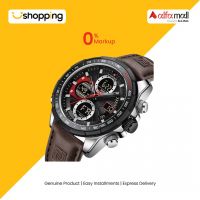 Naviforce Analog-digital Dual Time Chronograph Men's Watch Brown (NF-9197-13) - On Installments - ISPK-0139