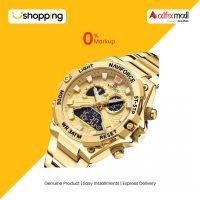 Naviforce Fashion Digital Analog Men's Watch Gold (NF-9207-2) - On Installments - ISPK-0139