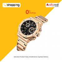 Naviforce Dual Time Edition Watch For Men Rose Gold (NF-9216-5) - On Installments - ISPK-0139