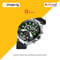Naviforce Dual Time Edition Watch For Men Black (NF-9220-2) - On Installments - ISPK-0139