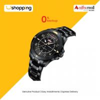 Naviforce Day And Date Edition Watch For Men Black (NF-9204-12) - On Installments - ISPK-0139
