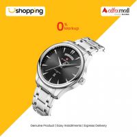 Naviforce Day And Date Edition Watch For Men Silver (NF-9213-3) - On Installments - ISPK-0139