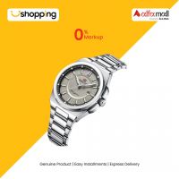 Naviforce Executive Edition Watch For Men Silver (NF-9212-2) - On Installments - ISPK-0139