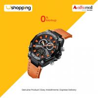 Naviforce Doppio Edition Watch For Men Maroon (NF-9219-3) - On Installments - ISPK-0139