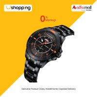 Naviforce Day And Date Edition Watch For Men Black (NF-9204-10) - On Installments - ISPK-0139