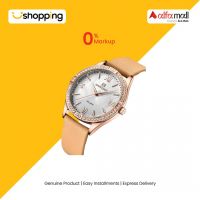 Naviforce Mother Of Dial Watch For Women Mustard (NF-5038-4) - On Installments - ISPK-0139