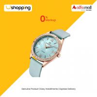 Naviforce Mother Of Pearl Watch For Women Green (NF-5038-6) - On Installments - ISPK-0139