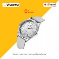 Naviforce Mother Of Pearl Watch For Women Grey (NF-5038-5) - On Installments - ISPK-0139