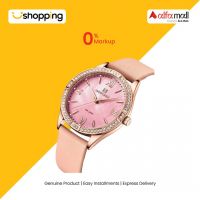 Naviforce Mother Of Pearl Watch For Women Pink (NF-5038-3) - On Installments - ISPK-0139