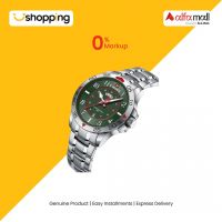 Naviforce Day And Date Watch For Men Silver (NF-9204-14) - On Installments - ISPK-0139