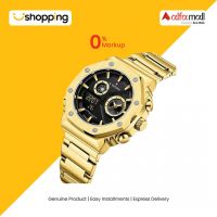 Naviforce Dual Time Edition Watch For Men Golden (NF-9216-3) - On Installments - ISPK-0139