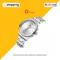 Naviforce Day And Date Watch For Men Silver (NF-9213-5) - On Installments - ISPK-0139