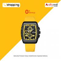 Naviforce Square Edition Watch For Men - Yellow (NF-8025-7) - On Installments - ISPK-0139