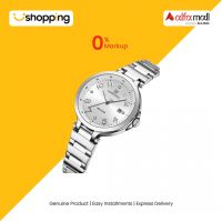 Naviforce Stainless Steel Watch For Women - Silver (Nf-5033-5) - On Installments - ISPK-0139