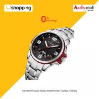 Naviforce Day and Date Edition Watch For Men - Silver (NF-9215S-6) - On Installments - ISPK-0139