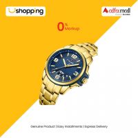 Naviforce Day and Date Edition Watch For Men - Golden (NF-9215S-1) - On Installments - ISPK-0139