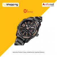 Naviforce Day and Date Edition Watch For Men - Black (NF-9117-5) - On Installments - ISPK-0139