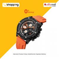 Naviforce Chronograph Exclusive Edition Watch For Men Orange (NF-8034-4) - On Installments - ISPK-0139