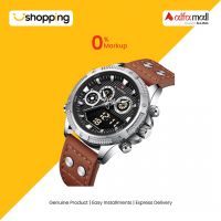 Naviforce Dual Time Exclusive Edition Watch For Men Brown (Nf-9224-6) - On Installments - ISPK-0139